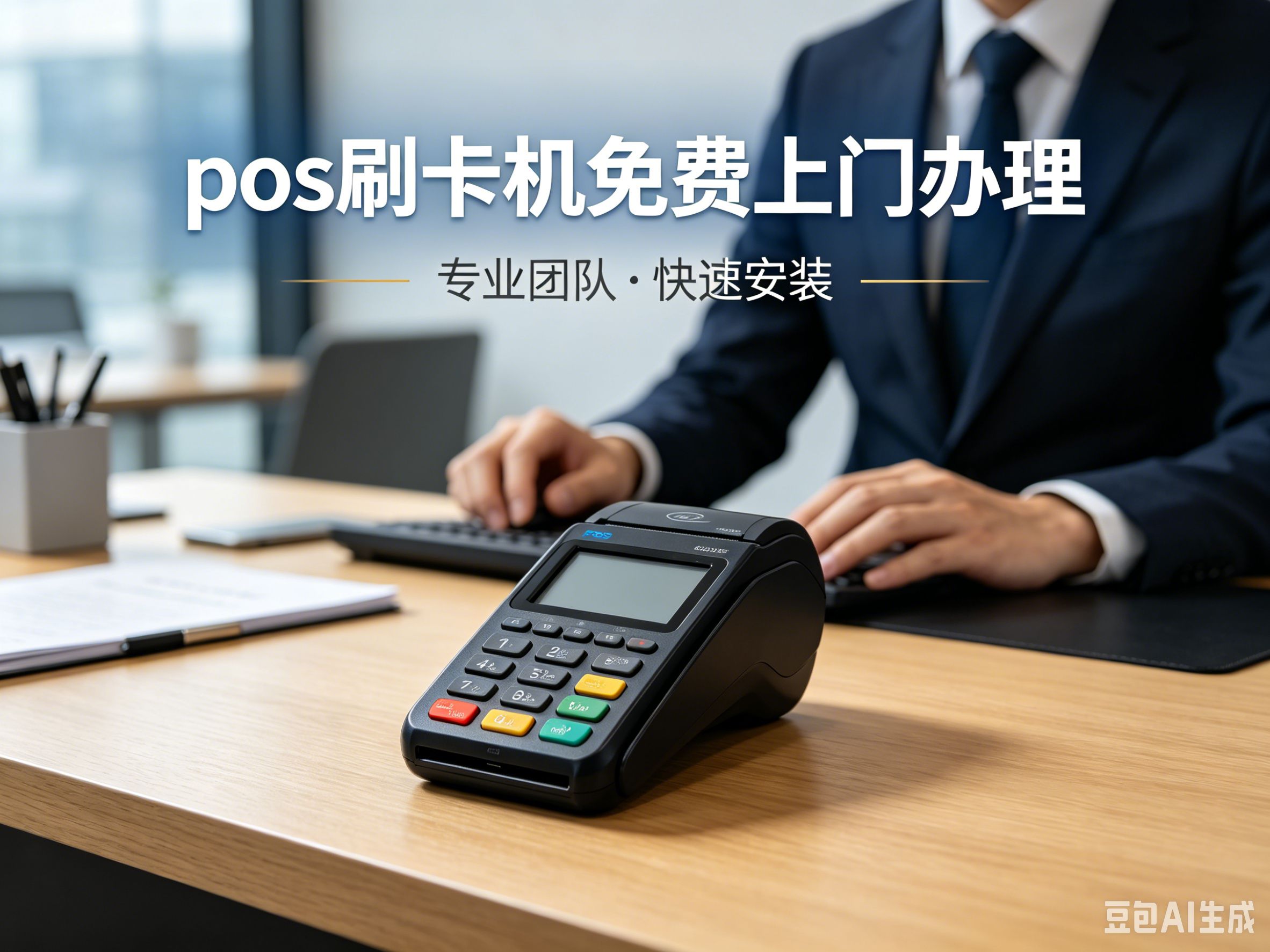 pos 刷卡机免费上门办理，个人刷卡 pos 机银联低费率选购指南